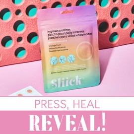 Sliick Parches Post Depilación para Zona Bikini y Piel Sensible, con Ácido Salicílico y Aceite de Árbol de Té, 9 Piezas
