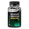 Soursop Graviola Fruit Extract Capsules, 15000mg High Strength Complex -