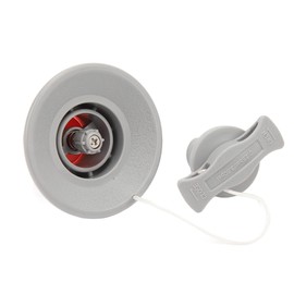 2Pcs Premium PVC Kayak Boat Air Valve Inflatable Gas Plug Replacement for Rubber Dinghy Raft Canoe with 8 Teeth and Cover Rope Suitable for Most Inflatable Boats