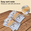 Germiwipe Kraft-200 Pcs Money Bands for Cash, Self-Adhesive Currency Straps