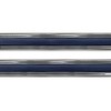 Vintage Style 5/8" Dark Blue & Chrome Side Body Trim