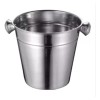 Hielera De Acero Inoxidable Con Pinzas Bar Bebidas Frias