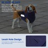 Breathable Dog Thunder Jacket Anxiety Calming Vest with Head Wrap,