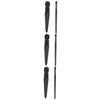 iplusmile 6pcs Sandalwood Leather Burnisher Tool for Projects Burnishing Tool