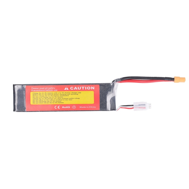 RC Lipo Battery 7.4V 60C Discharge Rate 2S XT60 Plug