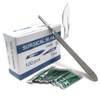Box of 100 Scalpel Sterile Blades Carbon Steel Individually Foil