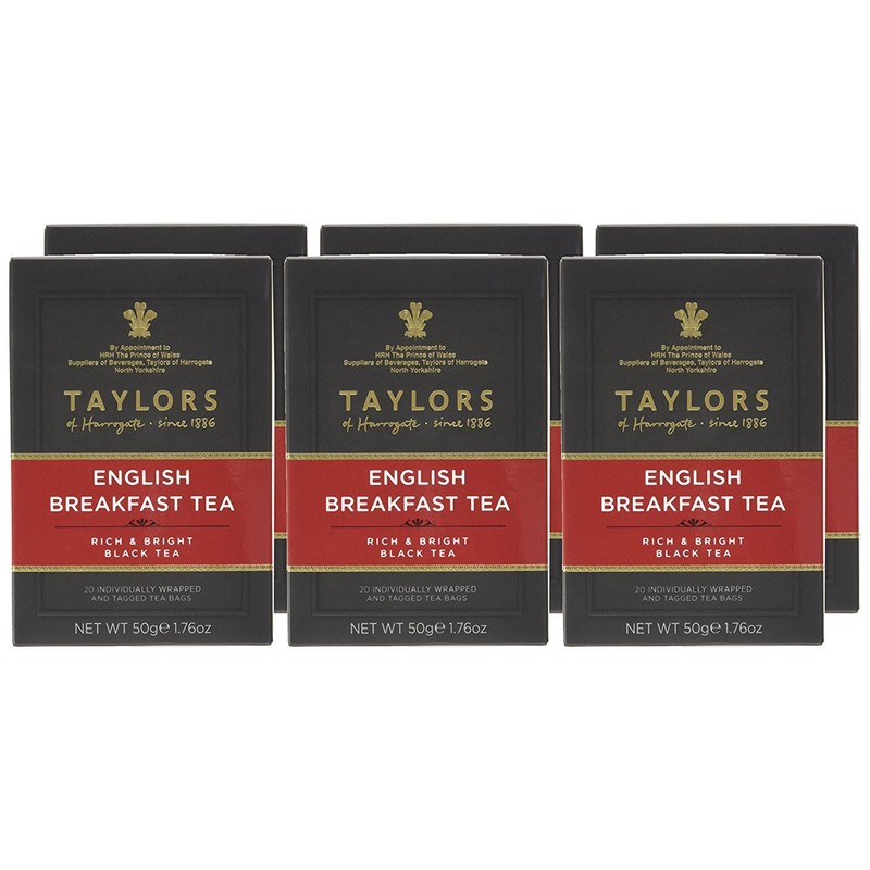 Taylors of Harrogate English Breakfast Tea, 20 Tea Bags (Pack
