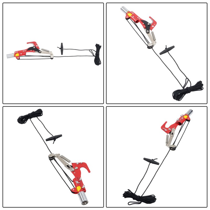 YSMN 30FT Extendable Pole Saw, Manual Branch Trimmer with Long