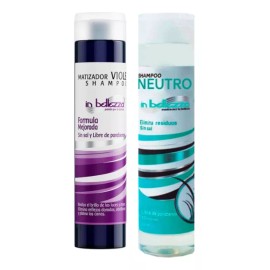 In Belleza Kit Shampoo Neutro Y Matizador Violeta In Bellezza 500gr