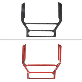 Center Console GPS Navigation Panel Trim Carbon Fiber Interior Accessories for Ford Mustang 2015 2016 2017 2018 2019 2020 2021 2022 2023