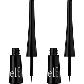 e.l.f. Cosmetics Expert Delineador Líquido Jet Black Negro Intenso Set de 2