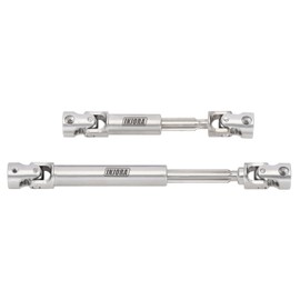INJORA Stainless Steel Drive Shafts for 1/18 RC Crawler TRX4M High Trail K10 F150