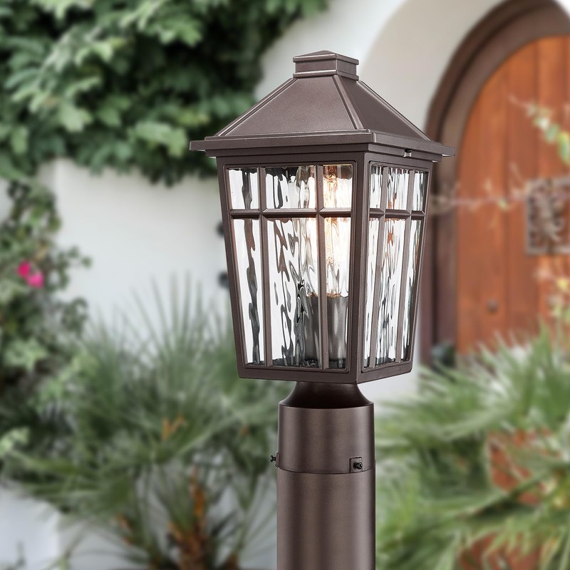 Darkaway Outdoor Post Lights Lamp Post Light Fixture, Waterproof Aluminum