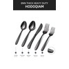 20 Pcs Black Silverware Set, Food-Grade Stainless Steel Flatware Set