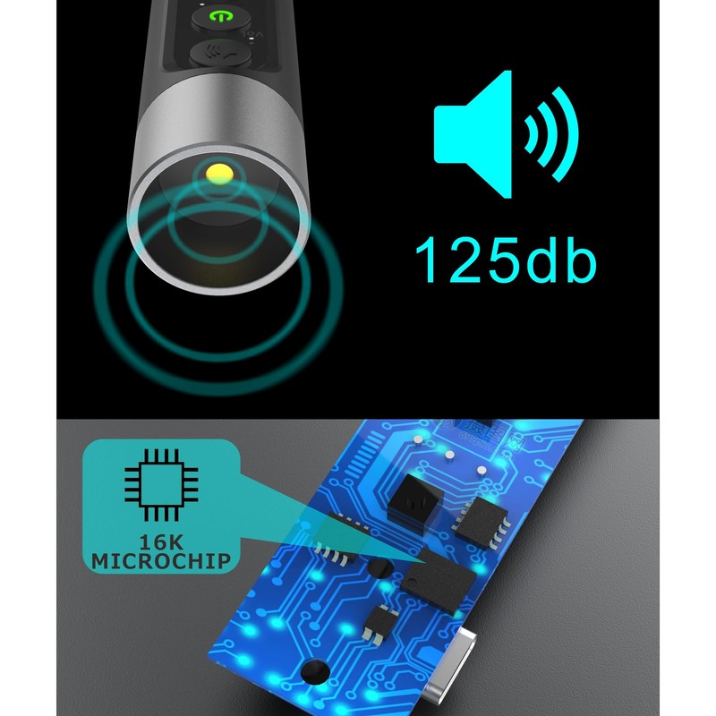 aswayke Electronic Whistle Highest IPX5 Maximum Sound 125db Battery 1000mAh