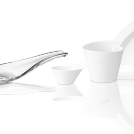 Villeroy und Boch NewWave Teetasse, 220 ml, Premium Porzellan, Weiß