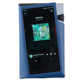 MITER Case for Astell&Kern A&Norma SR35 Handmade PU Leather Case Cover AK-SR35-Navy