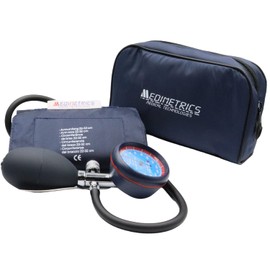 Medimetrics Baumanómetro Aneroide Integral Brazo Tipo Palma Con Estuche 5762-C2V1 Color Azul