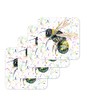 Coaster Bee Bees Honeycomb Wildlife Coasters Watercolour Art Gift Work