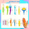 Kleeblatt Dough Tools Set for Kids - 37 Pcs Playdough