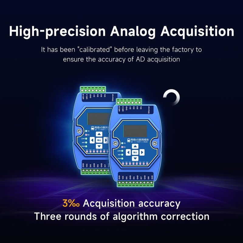 EBYTE 8DI RS485 RJ45 Etherent Analog and Digital Detection Control