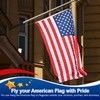 Sturdy American Flag 4x6 Ft Outdoor Heavy Duty,100% Made in