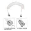 sourcing map Spring Flexible Shower Hose, 3Meter/118inch Flexible Telescopic Shower