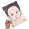 Baluue 3pcs Face Painting Practice Board Set Reusable and Washable