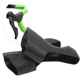 Bicycle Brake Lever Cover, Bicycle Grip Sleeves, Bicycle Brake Lever Grip Sleeves, Protective Cover, Fit ST-4700/5800/6800 Road Bike, 1 Pair (Black)