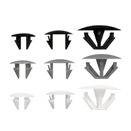 Chassis piece stopper pipe hole cover screw cover 1 bag 100 pieces, black 12mm sash piece stopper (100 pieces) / 샤시피스마개 파이프 홀 커버 나사커버 1봉 100개입, 블랙 12mm샤시피스마개(100개입)