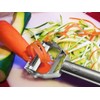 Basily Premium Julienne and Serrated Stainless Steel Peeler - Set