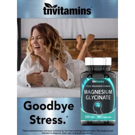 Magnesio Glicinato Tnvitamins Cápsulas 300 Caps