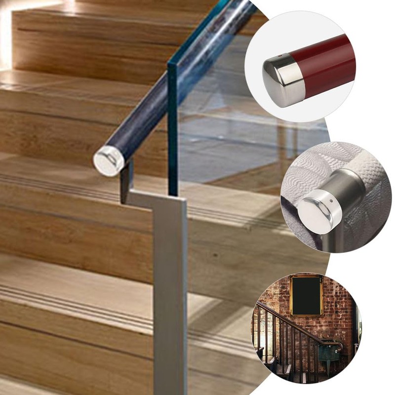 Hemobllo Handrail End Cap, 38 mm Handrail End Cap -