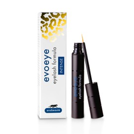EVOBEAUTÉ evoeye Eyelash Formula Intense 1 ml I Eyelash Serum with Intensive Booster for Long & Full Eyelashes in 8-12 Weeks
