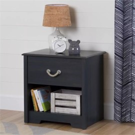 South Shore Aviron Nightstand in Blueberry