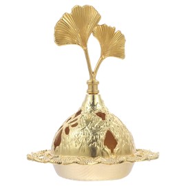 HOLIDYOYO Alloy Incense Burner Holder Retro Censer for Indoor Use Metal Design for Home Decor Compact Aromatherapy Accessory for Meditation and Zen Rooms