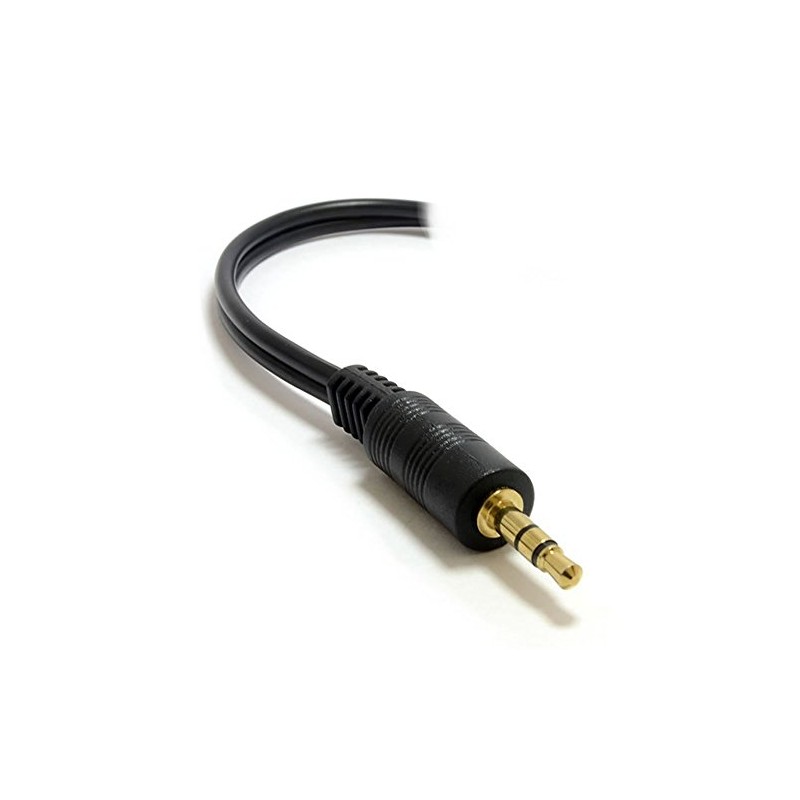 kenable 3.5mm Stereo Jack Splitter Adapter Cable Lead Gold 20cm