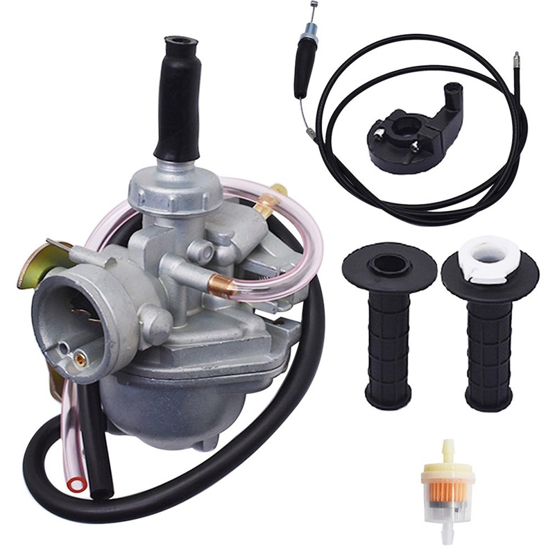 labwork Carburetor and 7/8" Handle Grip Bar and Throttle Cable