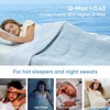 Snuggle Sac Cooling Comforter King Size – Q-Max 0.43 Striped