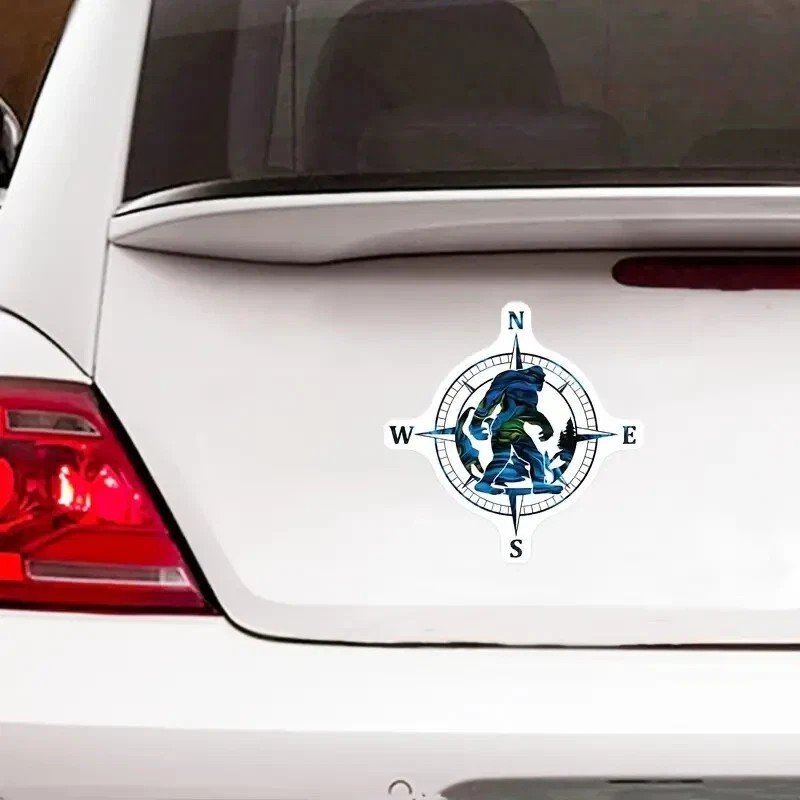 BIGFOOT Compass Vinyl Decal Sticker, Decals for off-road SUV -