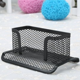 Black Business Card Holder, Metal Mesh Business Card Holder, Credit Name Card Case, Office Card Collection Organizers Desk Storage Stand Index Card Filing Products Office and School Supplies