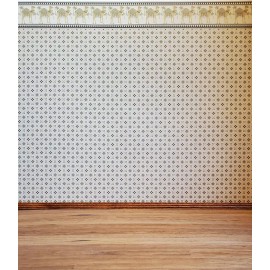 Brodnax Prints Dollhouse Wallpaper Brodnax "Camel Caravan" Brown Black Tan 1:12 Scale Miniature