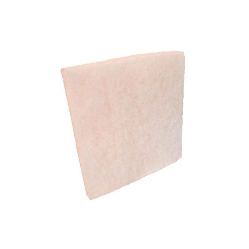 MERV 8 Tackified Polyester Filter Media Orange/White - 10 Foot
