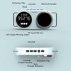 HUAJUN Pedometer with Bluetooth Speaker,Pedometer for Walking Steps and Miles