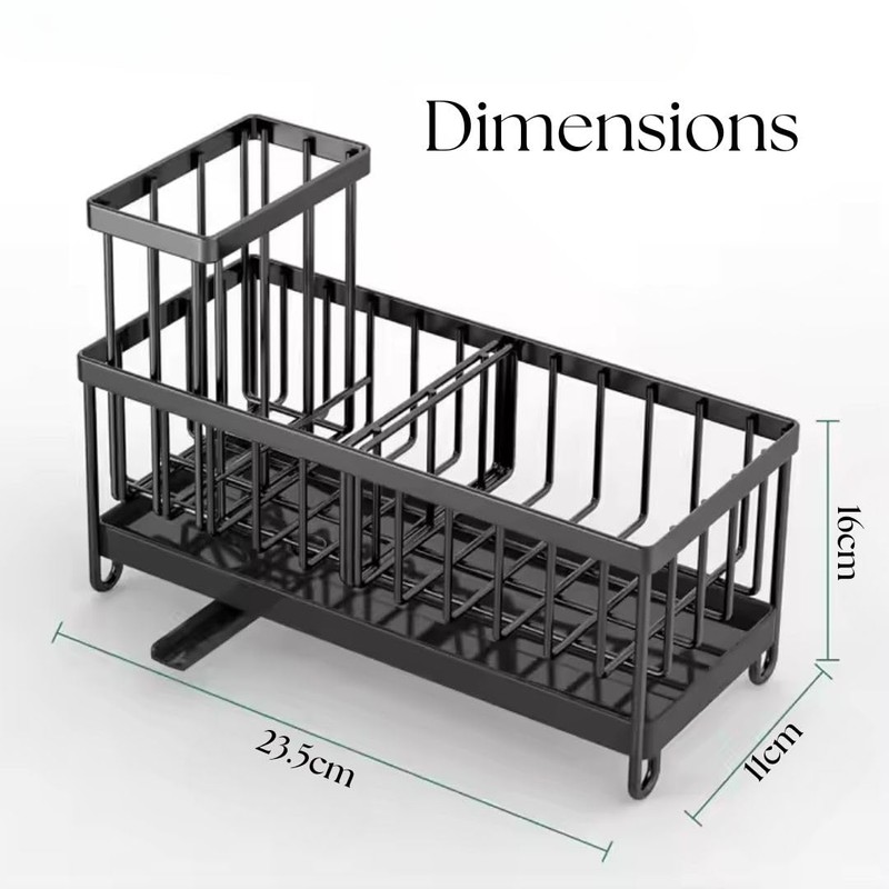ARCUS Sink Caddy - Kitchen Sink Storage Countertop Organiser -