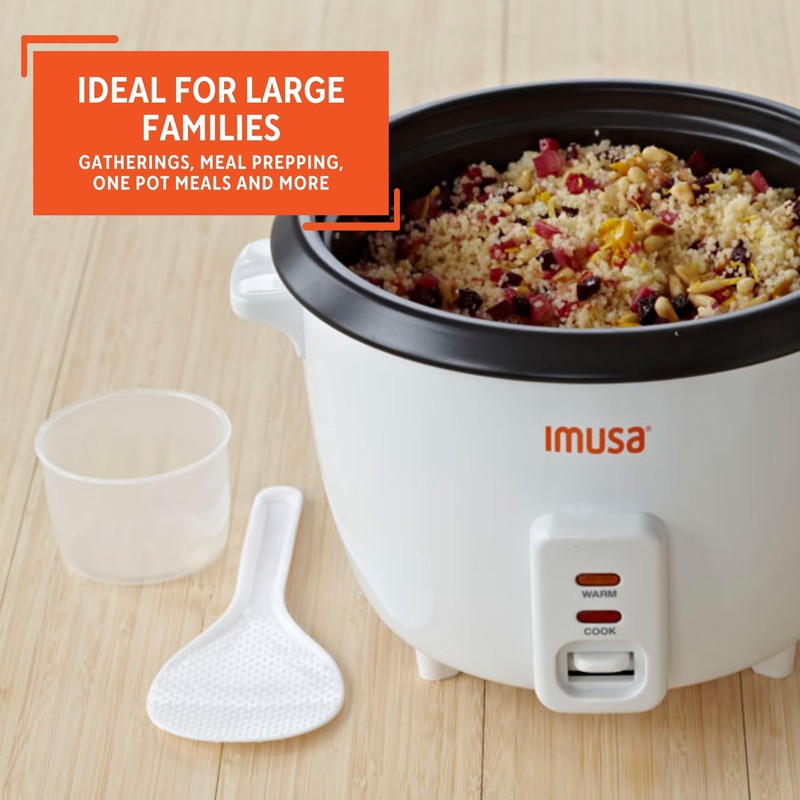 IMUSA USA GAU-00012 Electric NonStick Rice Cooker 5-Cup (Uncooked) 10-Cup