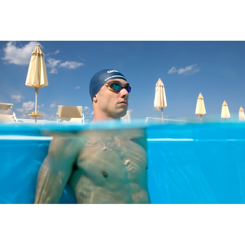 ARENA Phyton 1E762 Swimming Goggles Smoke Water Mango One Size