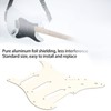 Guitar Pickguard Replacement Aluminum Foil Shielding PVC Scratch Protection Guitar