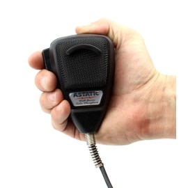 Cobra 5-Pin Cobra 148GTL 2000GTL Astatic 636L CB/Ham Radio Noise Canceling Black Mic