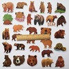 50Pcs Wild Brown Bear Stickers Cute Brown Bear Decal for
